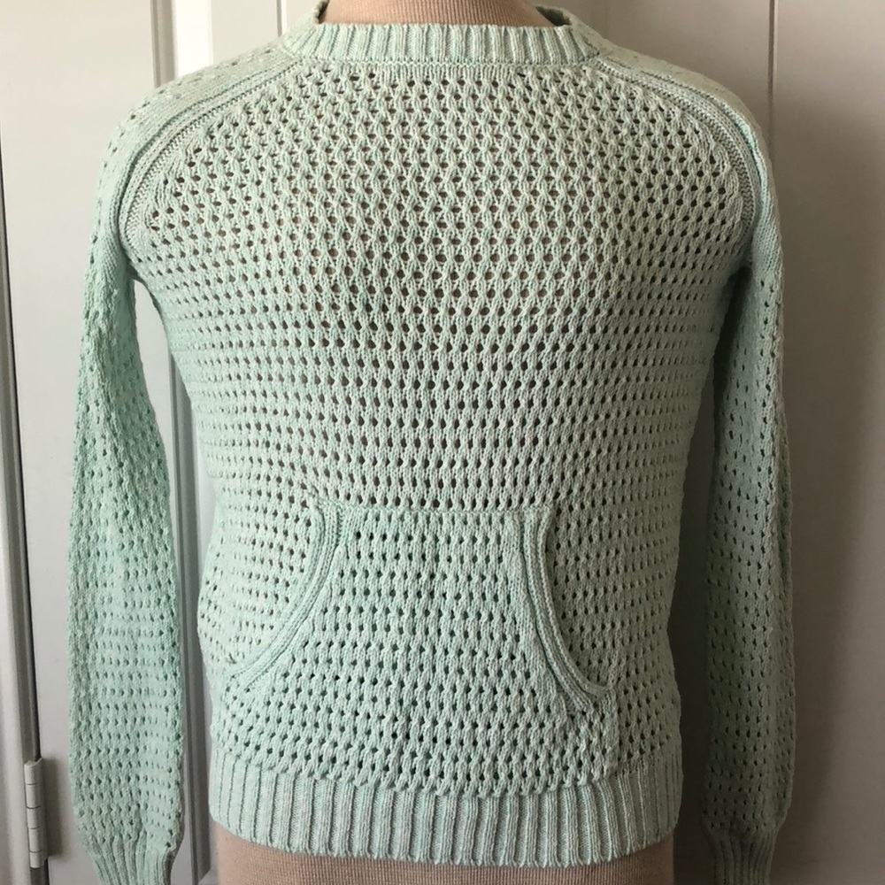 Sanctuary Ladies Sweater Shirt Light Green Medium